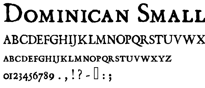 Dominican Small Caps font